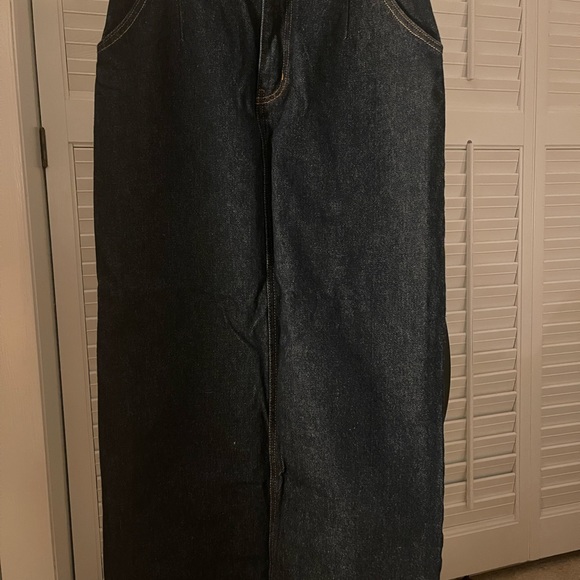 Magda Butrym long demin skirt in indigo - Picture 4 of 5